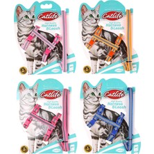 Die Grup Catlife Reflektörlü Fosforlu Göğüs Tasması+Gezdirme