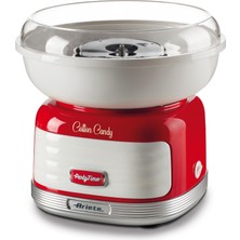 Die Grup Ariete Party Time Pamuk Şeker Yapma Makinesi Kırmızı 2973/00 - Cotton Candy Machine, 450 Watt, Toz Şeker Veya Sert Şekerlerle Uyumlu, 4 Koni ile Pratik Kullanım, Kolay Temizleme