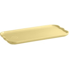 Die Grup Emile Henry Madeleine Servis Tabağı 2 x 15 x 31,5 cm Tereyağı Sarısı/vanille