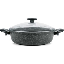 Die Grup Thermoad Karnıyarık 30CM Love Tencere - Gri