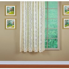 Die Grup Today's Curtain Hopewell Premium Dantel Panel 160 Cm, Krem, 58 G x 63 U