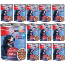 Die Grup Allday Kuzulu Köpek Konservesi 400 gr x 12 Adet