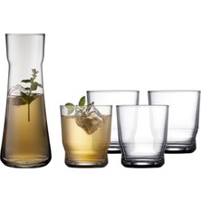 Die Grup Lyngby Glas Lizbon Sürahi Seti 1 L + 4 Bardak 35 cl