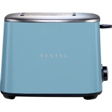 Die Grup Vestel Retro Düş Mavisi Ekmek Kızartma Makinesi