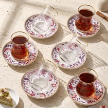 Die Grup Sandro Moreno 1898 Mistik Optik Gold 12 Parça 6 Kişilik Çay Takımı 150 ml