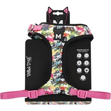 Die Grup M-Pets Urban Style Graffiti Easy Fit Köpek Göğüs Tasması (L)