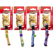 Die Grup Catlife Kediler Için Zilli Boyun Tasması Mix Color