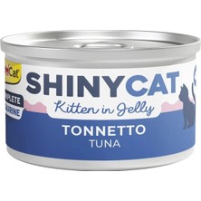 Die Grup Gimcat Shinycat Konserve Yaş Kedi Maması, Yavru Tuna Balıklı, 70 G