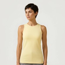 Bonbon Kadın Basic Kolsuz Içi Yarım Astarlı Tshirt BB2538