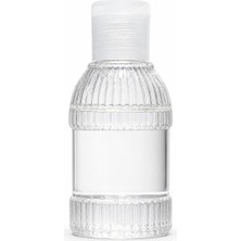 Die Grup 50 Adet 50 ml Boş Plastik Şişe YM23 Şeffaf Kapak
