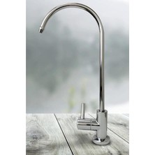 Die Grup Su Arıtma Cihazı Musluğu - Tüm Cihazlara Uyumlu Gümüş Renk Standart Lüks Batarya - Reverse Osmosis Faucet