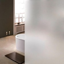 Die Grup Aputue Pencere Filmi, Gizlilik Sağlayan Donuk Cam Filmi, Uv Işınlarına Karşı Koruyucu, Mat Statik Yapışmalı, 40X200CM Boyut, Yapıştırıcı Gerektirmez, Banyo, Ofis ve Oturma Odası Için Pratik Çözüm