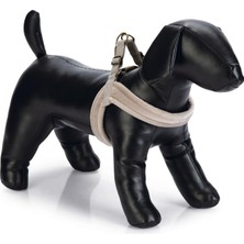 Die Grup Beeztees Dbl Köpek Göğüs Tasması, Velur, Gri, S, 20MM x 52CM