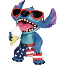 Die Grup Enesco Disney Showcase Lilo ve Stitch Patriotic Summer Stars And Stripes Heykelcik, 13,5 Cm, Çok Renkli
