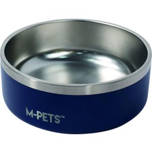 Die Grup M-Pets Eskımo Çift Cidarlı Mama Kabı 1.25L Blue