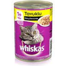 Die Grup Whiskas Sos Içinde Tavuklu Yetişkin Kedi Konservesi 400GR
