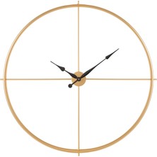 Die Grup Clara Gold Duvar Saati 90CM