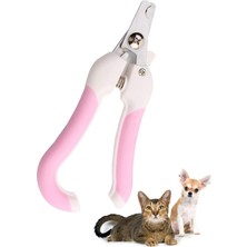 Die Grup Çelik Uçlu Pembe Kedi Köpek Büyük Tırnak Makası CIN312PM