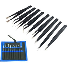 Empressco Esd 10 Hassas Elektronik Cımbız Seti Antistatik Çelik Tweezer Set