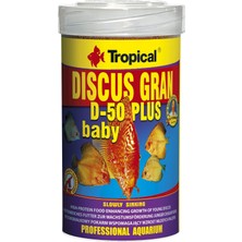 Die Grup Tropical Discusgran D-50 Plus Baby Yavru Discus Balıkları Için Renklendirici Yem 100 ml