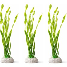 Die Grup 3'lü Plastik Akvaryum Bitkisi 30 cm - PB13
