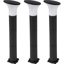 Die Grup Kuğu Set Üstü Bahçe Duvar Armatürü 3’lü Set 80 cm Modern Dış Mekan Villa Duvar Aplik Lambası