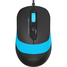 Die Grup A4TECH A4 Tech FM10 Optik 1600 Dpı,4 Buton, Çözünürlük Ayarlamalı Siyah/mavi Mouse