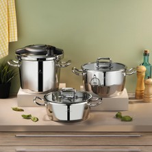 Die Grup Aryıldız Touch & Cook Kanka Düdüklü Tencere Seti 3+4,5+6 Litre