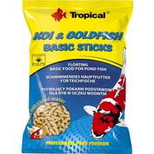 Die Grup Tropical K-120 Koi ve Japon Balığı Temel Çubuklar, Tekli Paket (1 x 1 L)
