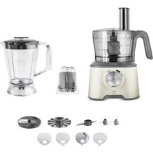 Die Grup Karaca x Refika Birgül Mastermaid Power Multifunctional 10 In 1 Swiss Cream Mutfak Robotu 2000W