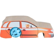 Die Grup Glipet Akordiyon Karton Kedi Tımalama 19X7X8 cm Araba