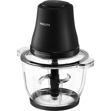 Die Grup Philips Doğrayıcı 3000 Serisi, 500 W Güçlü Motor, 2 L Cam Hazne, Powerchop Teknolojisi, 2 Hız Ayarı, HR1502/00