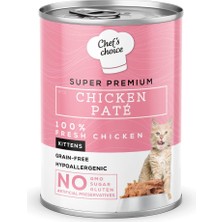 Die Grup Chef's Choice Yavru Kediler Için, Tahılsız, Hipoalerjenik, Tavuk Etli Ezme, 400 G x 12 Adet