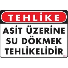 Die Grup Katar Asit Üzerinde Su Dökmek Tehlikelidir
