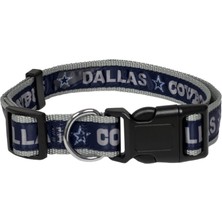 Die Grup Nfl Pet Yaka Dallas Cowboys Köpek Yaka, Köpekler ve Kediler Için Büyük Futbol Takımı Yakası. Nfl Lisanslı Parlak ve Renkli Kedi Tasması ve Köpek Tasması