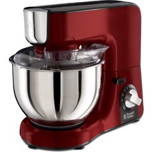 Die Grup Russell Hobbs Desire 23480-56 Mutfak Robotu, Planet Karıştırma Sistemli, Darbe Fonksiyonu, Dönebilir Karıştırma Kolu, Kırmızı, Kırmızı/siyah