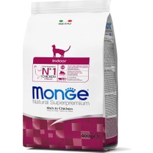 Die Grup Monge Natural Superpremium Kedi Maması (Tavuklu Kuru Kedi Maması, Yüksek Kaliteli Içerikler, Lif ve Vitamin Bakımından Zengin, Kuru Kedi Maması, 400 G)