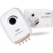 Die Grup Sobo Ar-60 Ultra Sessiz Ayarlanabilir Dört Çıkışlı Hava Motoru 8W 14 Lt/h
