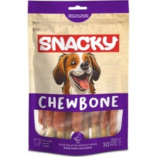 Die Grup Snacky Munchy Ördek Sargılı Köpek Ödül 10'lu *13CM *120G *6 Paket Köpek Maması