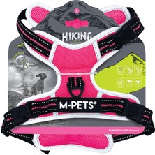 Die Grup M-Pets Hiking Reflektörlü Soft Sırt Tasması Pembe (S)