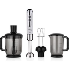 Die Grup Korkmaz Mia Vanilya Krom Mega Blender Set