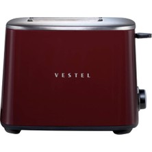 Die Grup Vestel Retro Bordo Ekmek Kızartma Makinesi