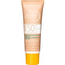 Die Grup Bioderma Photoderm Cover Touch SPF50+ Light Karma Yağlı Ciltler Kapatıcı Etkili Renkli Güneş Kremi 40 ml