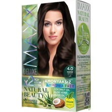 Die Grup Maxx Deluxe Natural Beauty Amonyaksız Set Saç Boyası 4.0 Kahve