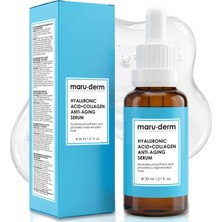 Die Grup Maruderm%2 Hyalüronik Asit &%5 Kolajen Cilt Bakım Serumu – Yoğun Nem ve Dolgun Görünüm Destekleyici Yüz Serumu, Peptit & Panthenol Ile, 30 ml