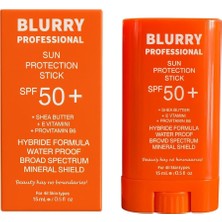 Die Grup Blurry Professional Güneş Koruma Stick Spf 50+, Su Geçirmez, Geniş Spektrum, Shea Butter + E Vitamini, 15 ml
