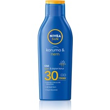Die Grup Nıvea Sun SPF30 Güneş Koruyucu Losyon 200ML, 48 Saat Nemlendirici, Suya Dayanıklı, Anında Uv Koruması