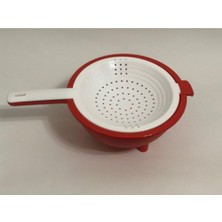 Die Grup Tupperware Kırmızı Çift Süzgeç