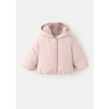 MANGO Baby Suni kürklü kapitone anorak