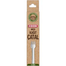 Die Grup Cook Kağıt Çatal, 8 Adet, Tek Kullanımlık